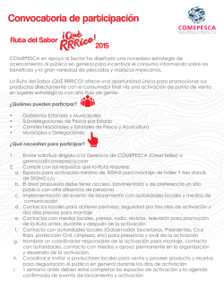 COMEPESCA en apoyo al Sector ha dise&ntilde;ado una novedosa