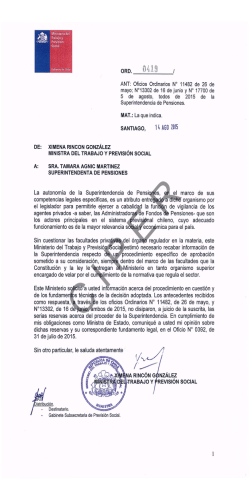 oficio 419 - CIPER Chile