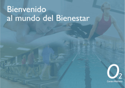 Servicios y Tarifas O2 Centro Wellness