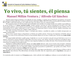Yo vivo, t&uacute; sientes, &eacute;l piensa Manuel Mill&aacute;n Ventura