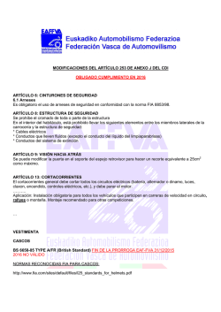 modificaciones anexo j 2016