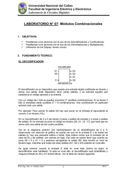 LABORATORIO N&deg;2: Relaciones Escalares y Complejas