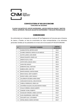 COMUNICADO - Extranet CNM