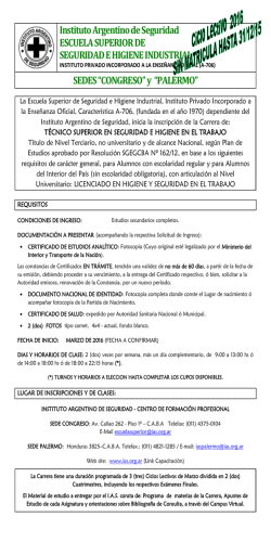 i.a.s. escuela superior - Instituto Argentino de Seguridad