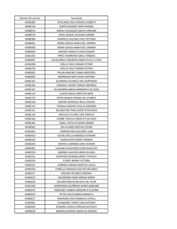 Numero de servicio Suscnomb 42506380 GAVILANEZ DIAZ