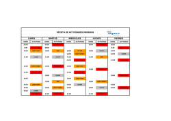 horarios - Supera 24 Fitness
