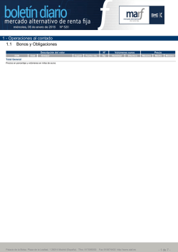Bolet&iacute;n diario MARF