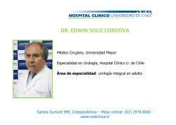 DR. EDWIN SOLIZ CORDOVA - Hospital Cl&iacute;nico de la Universidad