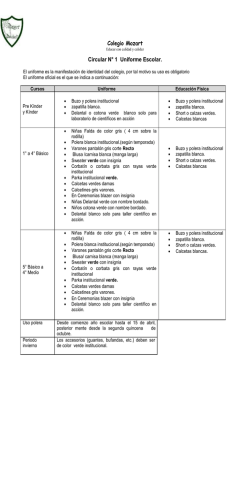 Colegio Mozart Circular N&deg; 1 Uniforme Escolar.