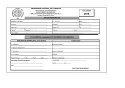 Ficha M&eacute;dica 2016 - Universidad Nacional del Comahue