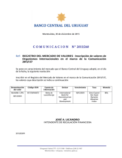 seggco15260 - Banco Central del Uruguay