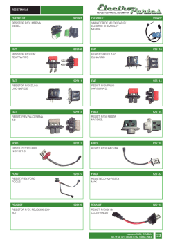 Resistencias - ELECTROPARTES