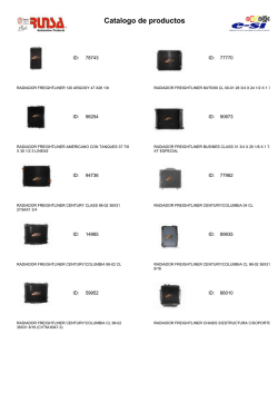 RADIADOR FREIGHTLINER - CATALOGO