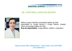 DR. CRIST&Oacute;BAL LONGTON BRUNET - Hospital Cl&iacute;nico de la