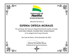 Certificados docentes