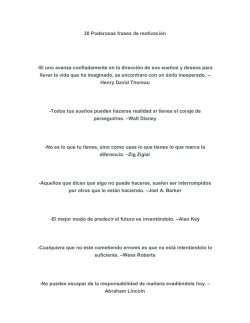 30 Poderosas frases de motivaci&oacute;n