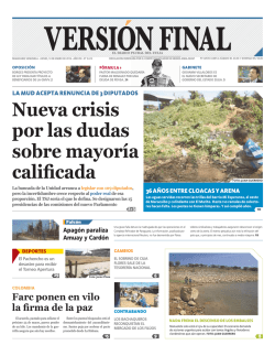 Nueva crisis por las dudas sobre mayor&iacute;a calificada