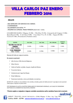 programa - Mirst Travel EVyT