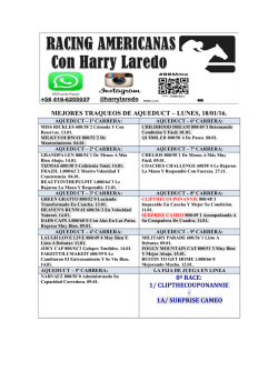 traqueos belmont park