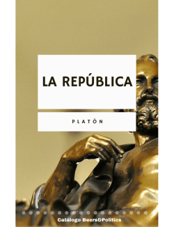 La Rep&uacute;blica de Plat&oacute;n