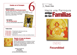 Para ser una Parroquia Amiga de la familia Aqu&iacute; tienes el plan de