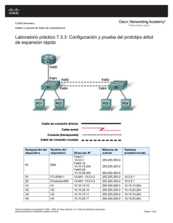 Laboratorio pr&aacute;ctico 7.3.3: Configuraci&oacute;n y prueba del prototipo