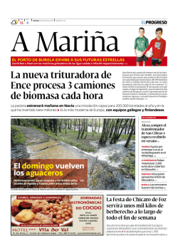 La nueva trituradora de Ence procesa 3 camiones de