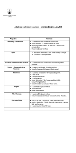 7&deg; b&aacute;sico - Colegio El Carmen Teresiano La Reina