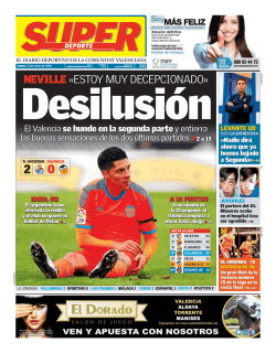 neville &laquo;estoy muy decepcionado