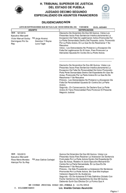 Visual FoxPro - H. Tribunal Superior de Justicia de Estado de Puebla