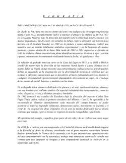 Biograf&iacute;a - Rita Amaya