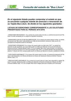 Bus Lliure - Autobuses Urbanos Elche