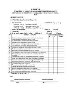 ANEXO N&deg; 10 - UGEL-06