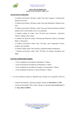 1 Cuaderno universitario 100 hojas, cuadro 7mm