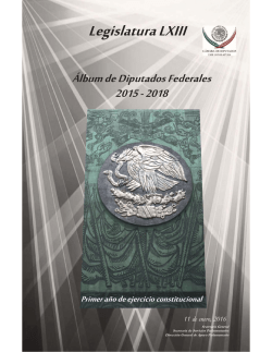 Legislatura LXIII - C&aacute;mara de Diputados