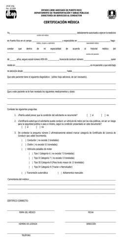 CERTIFICACI&Oacute;N M&Eacute;DICA