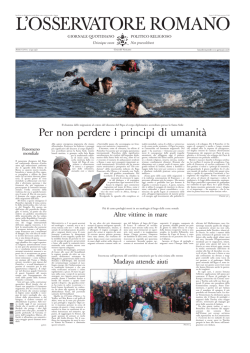 L`OSSERVATORE ROMANO