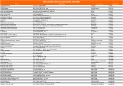 Listado EE.SS. para la web