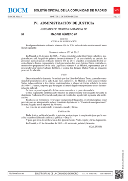 IV. ADMINISTRACI&Oacute;N DE JUSTICIA - Sede Electr&oacute;nica del Boletin