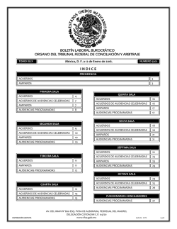 12 - Tribunal Federal de Conciliaci&oacute;n y Arbitraje