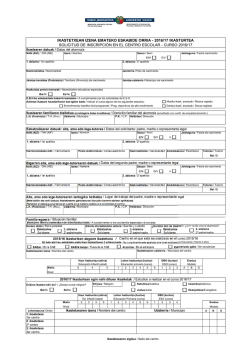 Eskabide orria - Olabide Ikastola