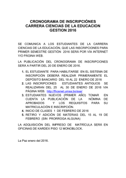 Descargar en PDF - Ciencias de la Educaci&oacute;n UMSA