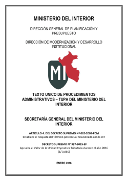 1 TUPA UIT 2016 SG.xlsx - Ministerio del Interior
