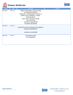 Casas Anticres - Amorel Pasto