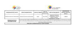Contrataci&oacute;n de personal 2016 - Instituto Espacial Ecuatoriano