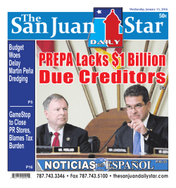 NOTICIAS ESPANOL - The San Juan Daily Star