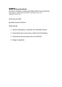 AMPA​​Asunci&oacute;n Rinc&oacute;n - AMPA Asunci&oacute;n Rinc&oacute;n