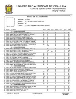 UNIVERSIDAD AUTONOMA DE COAHUILA