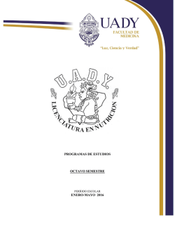 Octavo Semestre - Facultad de Medicina