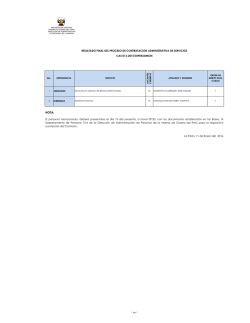 Descargar convocatoria - Marina de Guerra del Per&uacute;